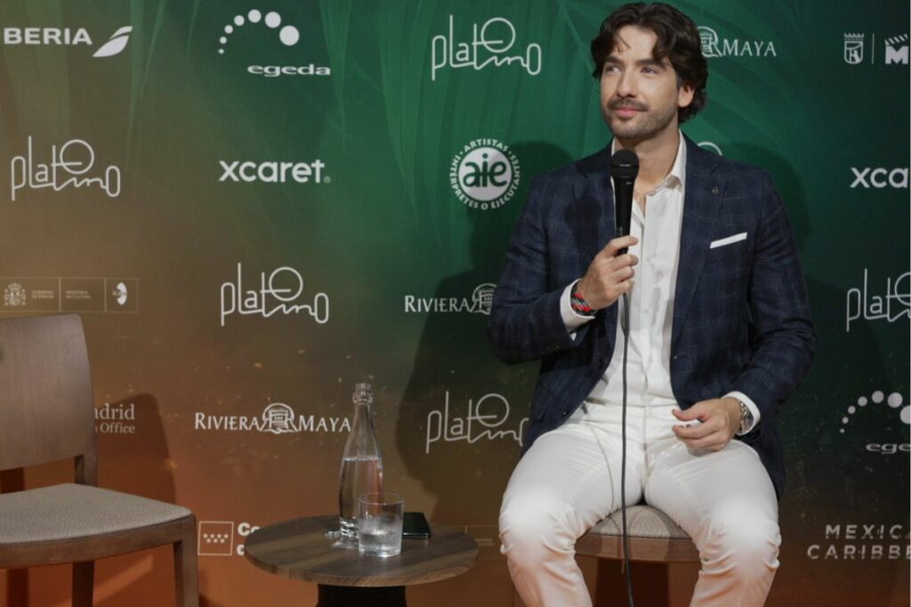 Carlos Torres durante una entrevista con EL COMERCIO desde Xcaret en mayo de 2026.
