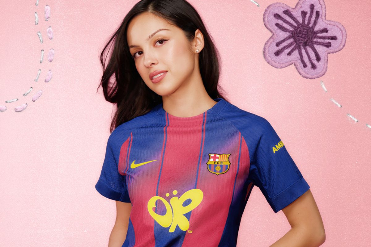Olivia Rodrigo protagoniza la camiseta del FC Barcelona para el Clásico ante Real Madrid