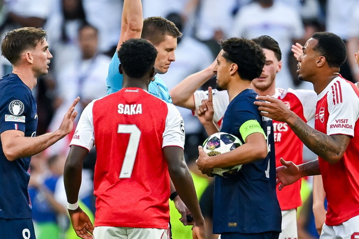 Las polémicas de la final de Champions League entre Piero Hincapié y Willian Pacho