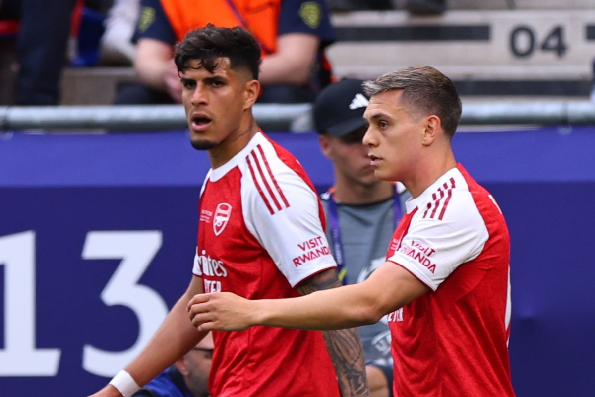 Piero Hincapié fue clave en el gol con el que Arsenal golpeó primero en la final de Champions