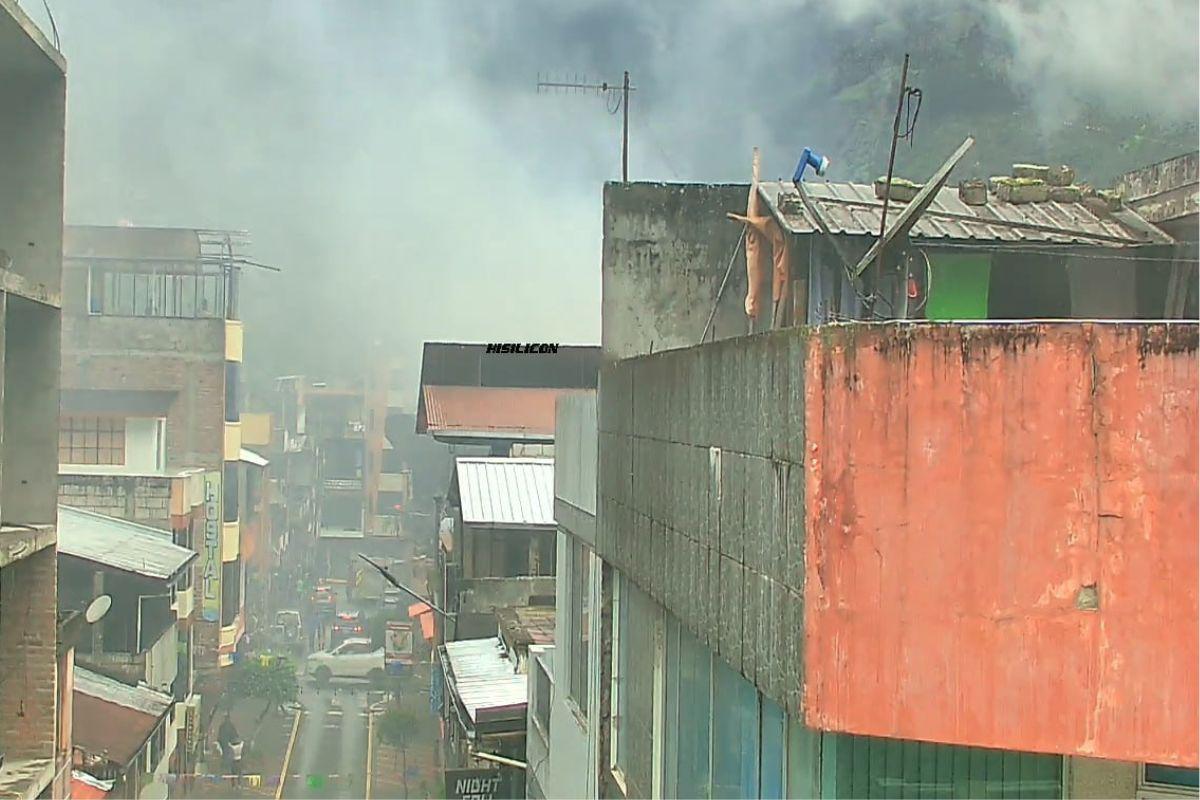 Emergencia por incendio en discoteca de Baños de Agua Santa