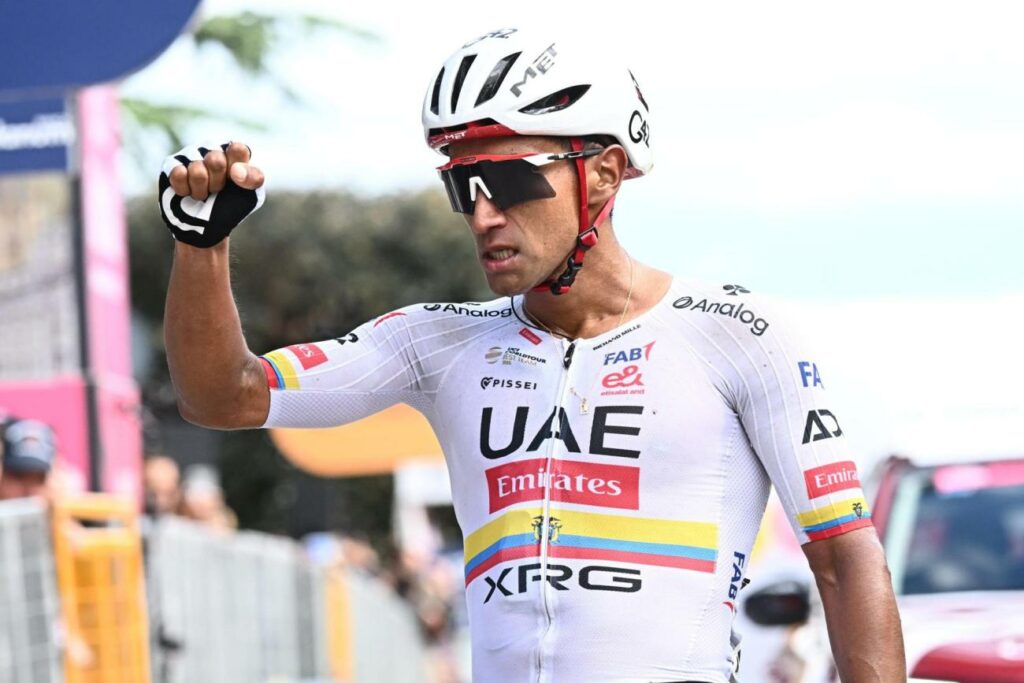 El ciclista ecuatoriano Jhonatan Narváez ganó dos etapas en el Giro de Italia 2026.