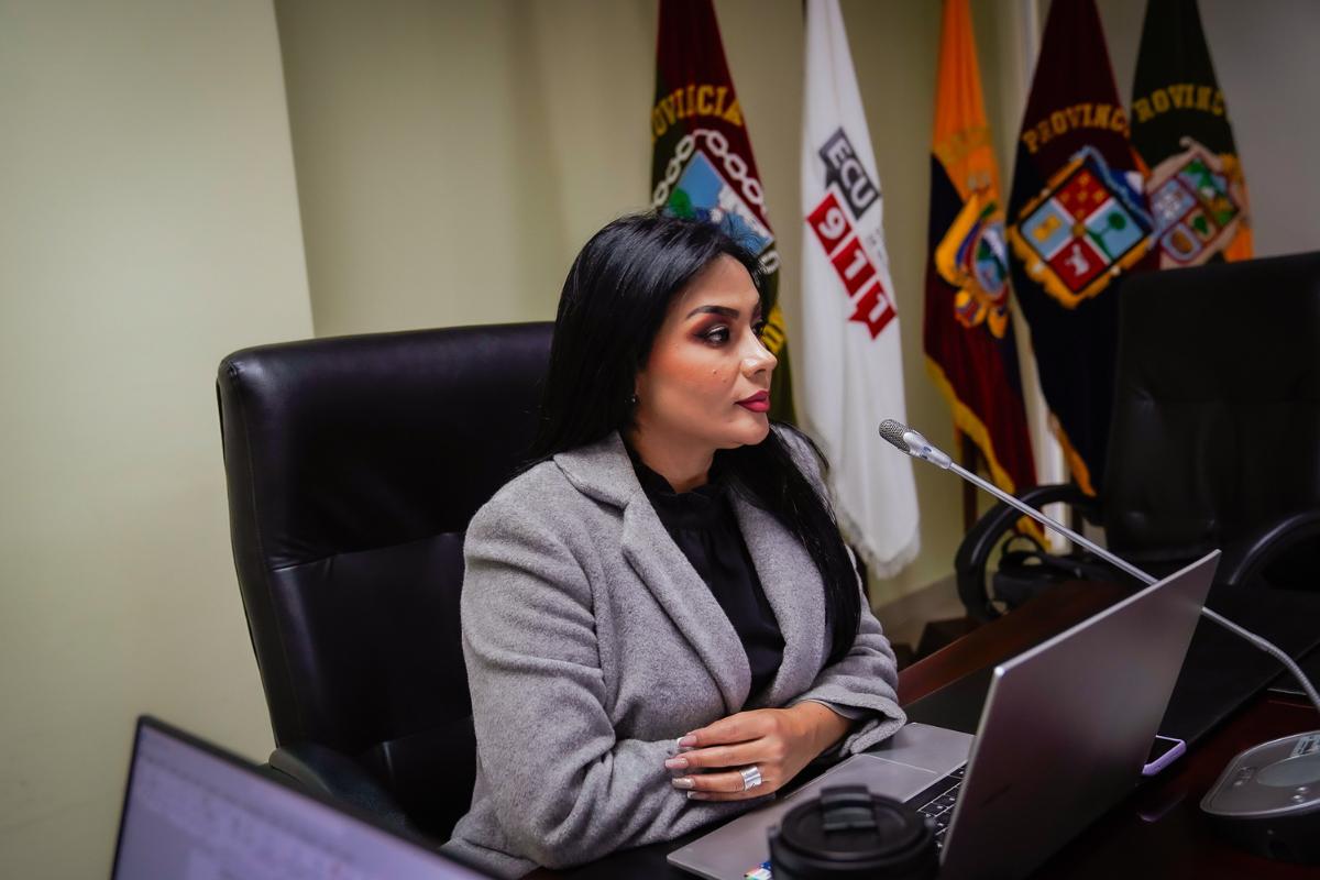 La Gobernadora de Tungurahua aclaró versiones sobre el siniestro en Cevallos