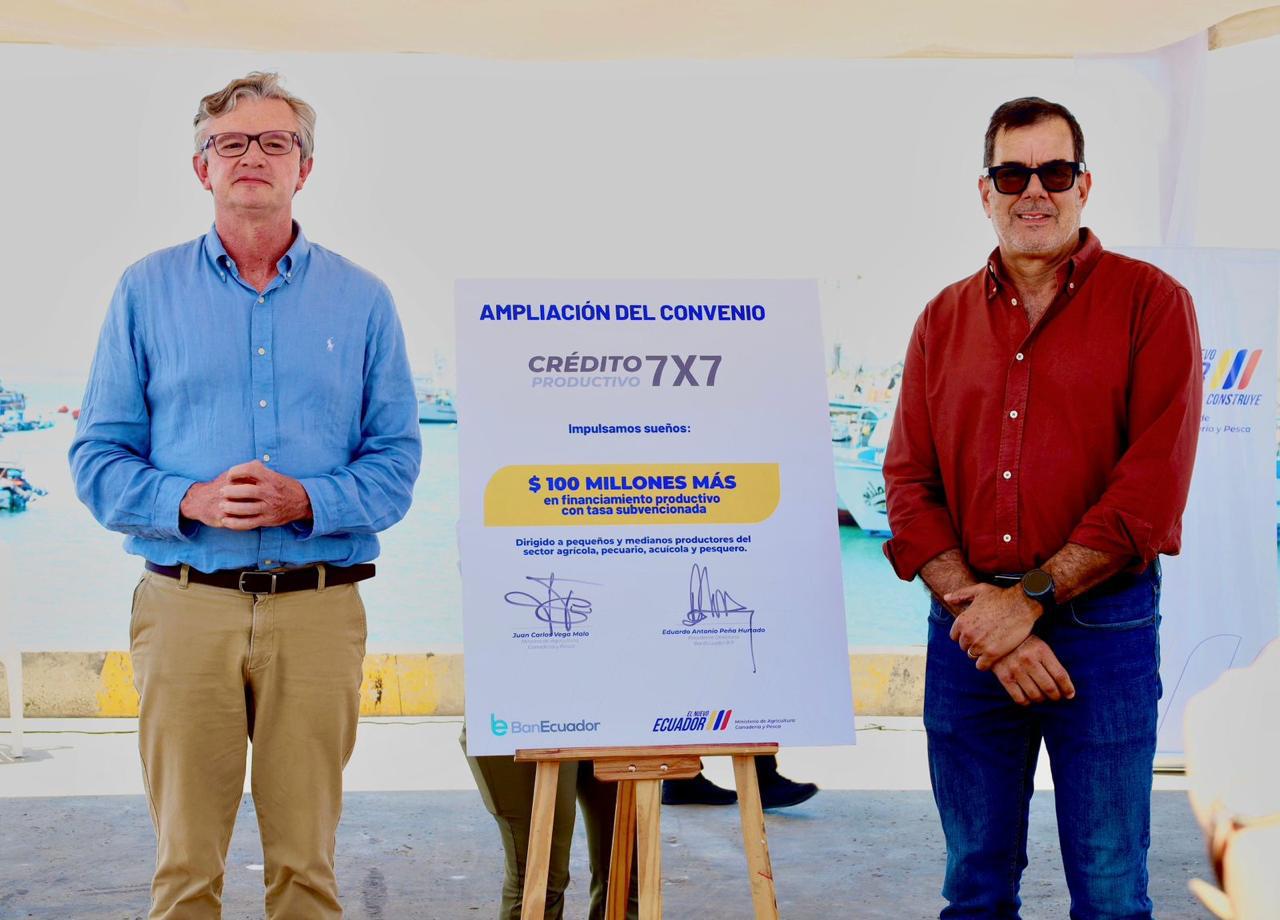 Crédito productivo 7×7 impulsa financiamiento para pescadores