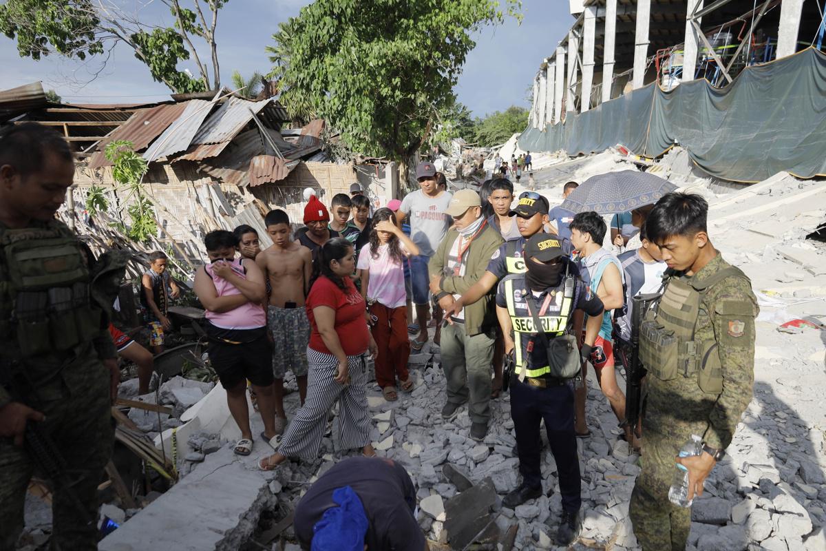 Cerca de 40 fallecidos deja el terremoto en Filipinas