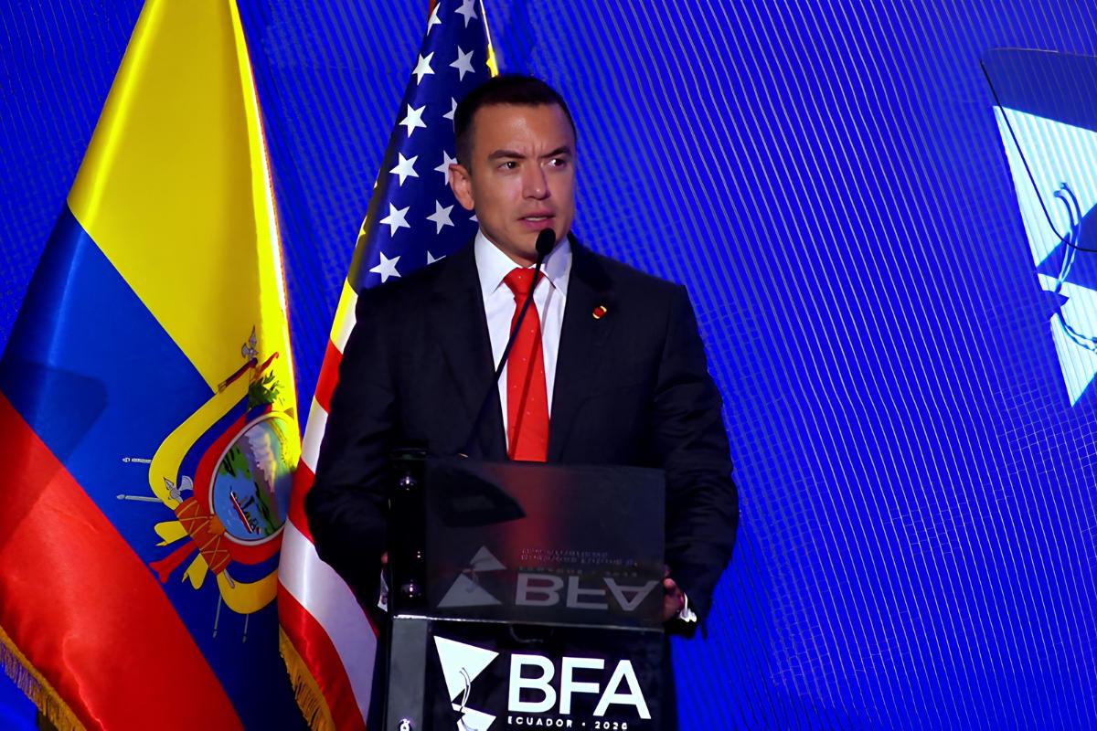 Daniel Noboa participó en foro empresarial realizado en Quito