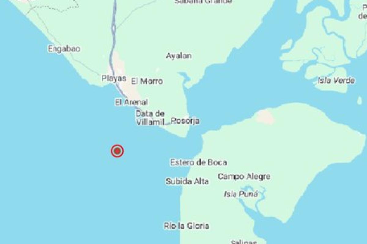 Otro sismo de 4.1 en la Costa de Ecuador la noche 