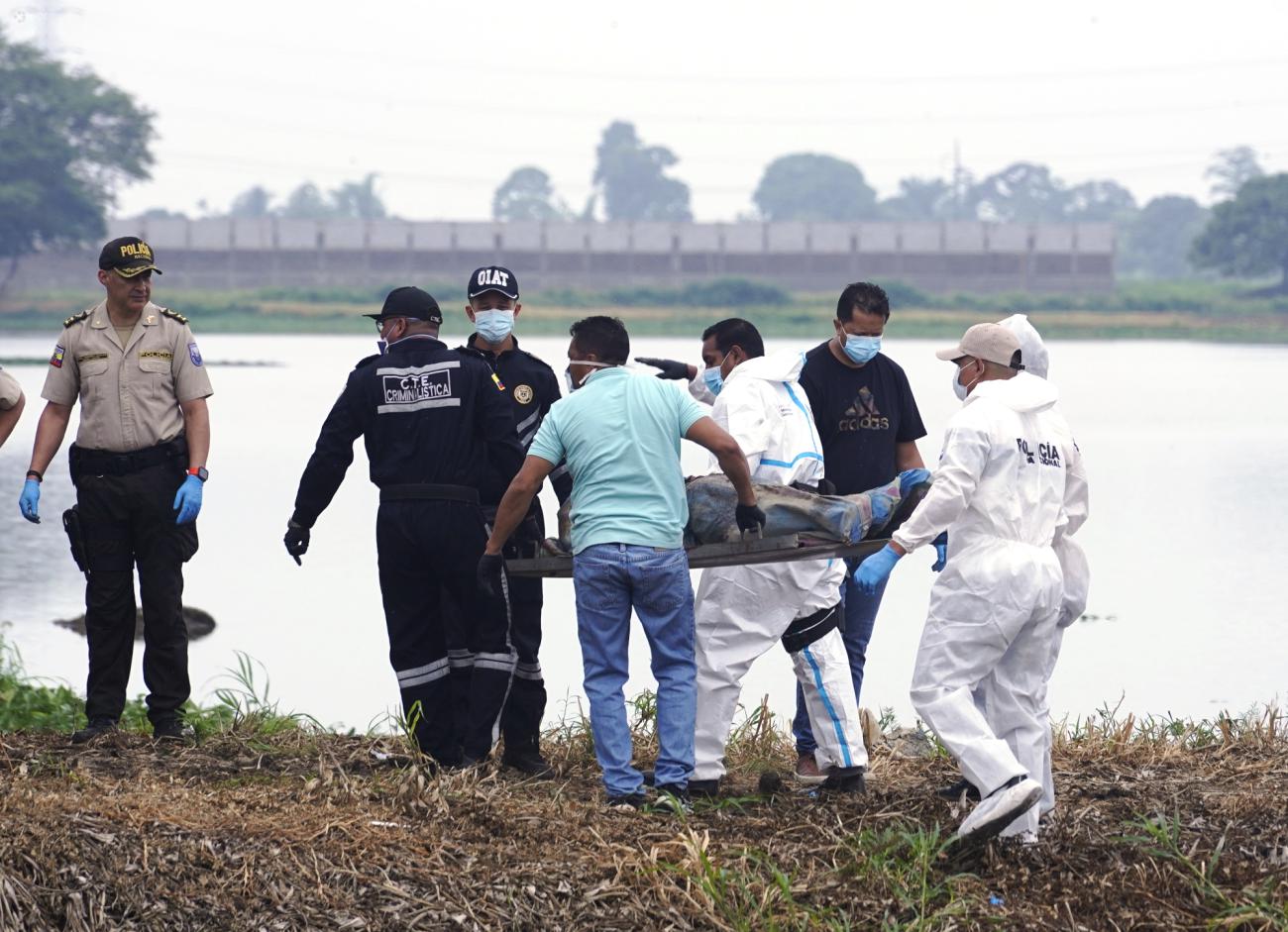 El hallazgo de los ocho cuerpos se dio el lunes 1 de junio en la vía Jujan-Babahoyo.