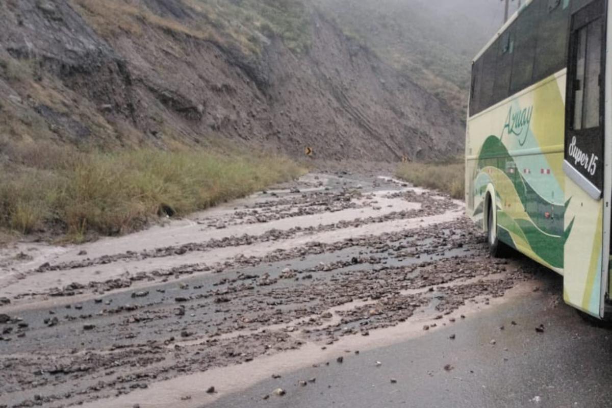 Vías cerradas en Azuay, Cañar y El Oro por desliza