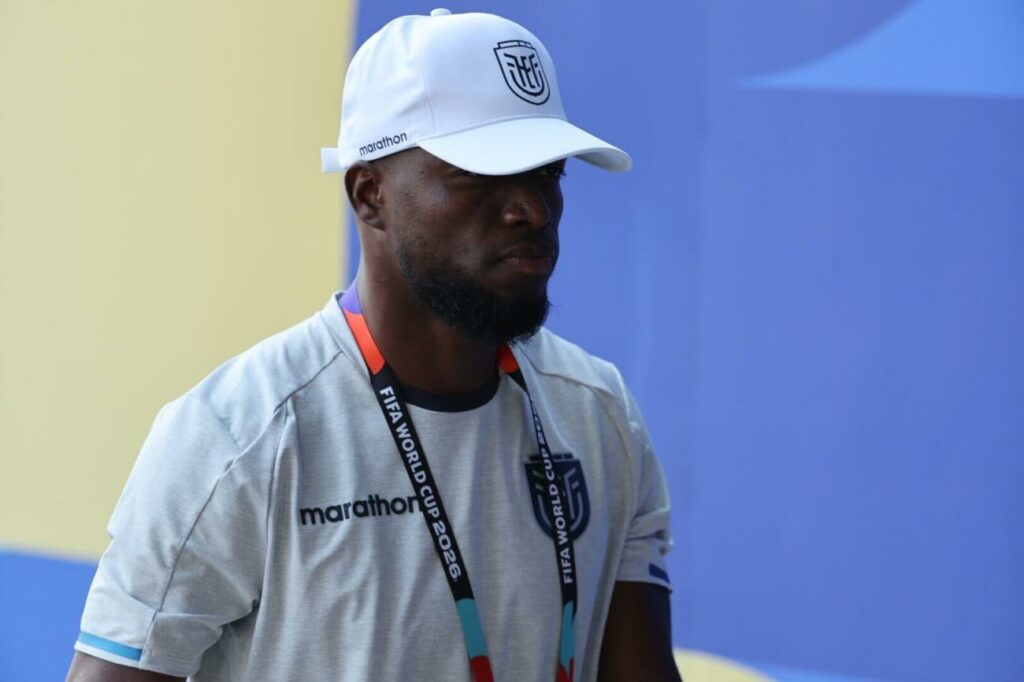 Enner Valencia, capitán de la Selección de Ecuador, antes del partido frente a Alemania en el Mundial 2026.