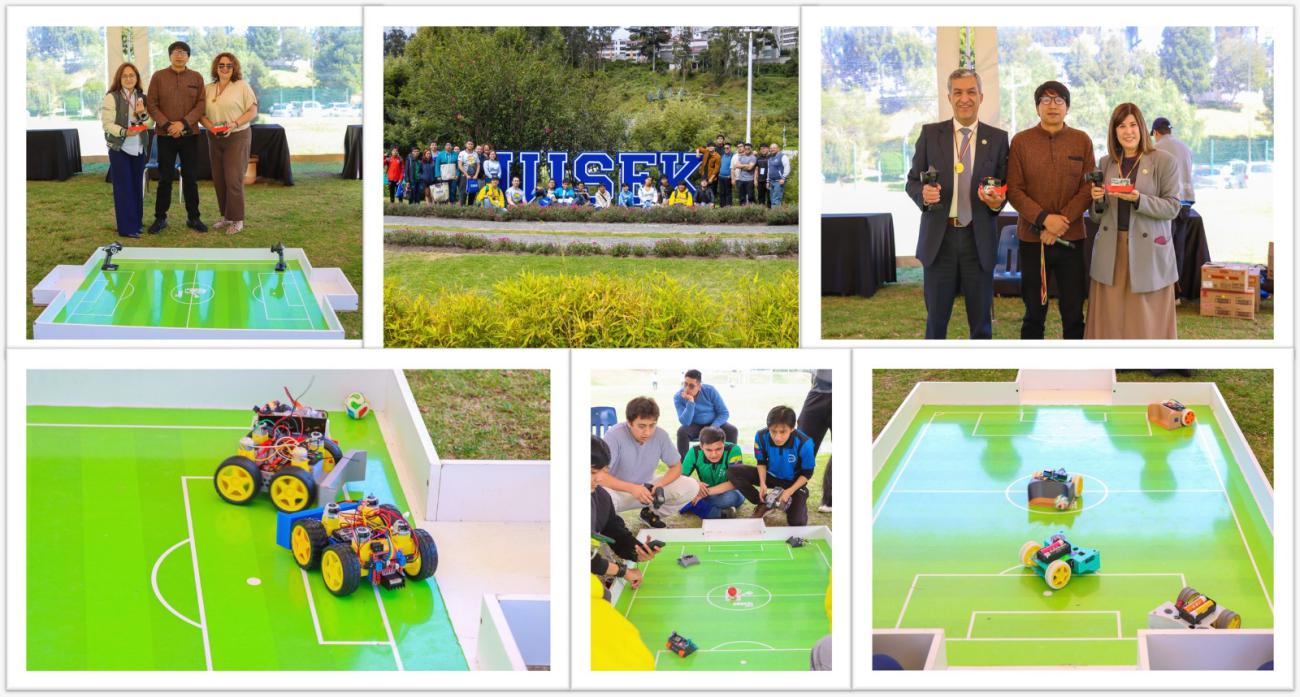 Estudiantes de la UISEK brillan en el Mundial de Robot Fútbol