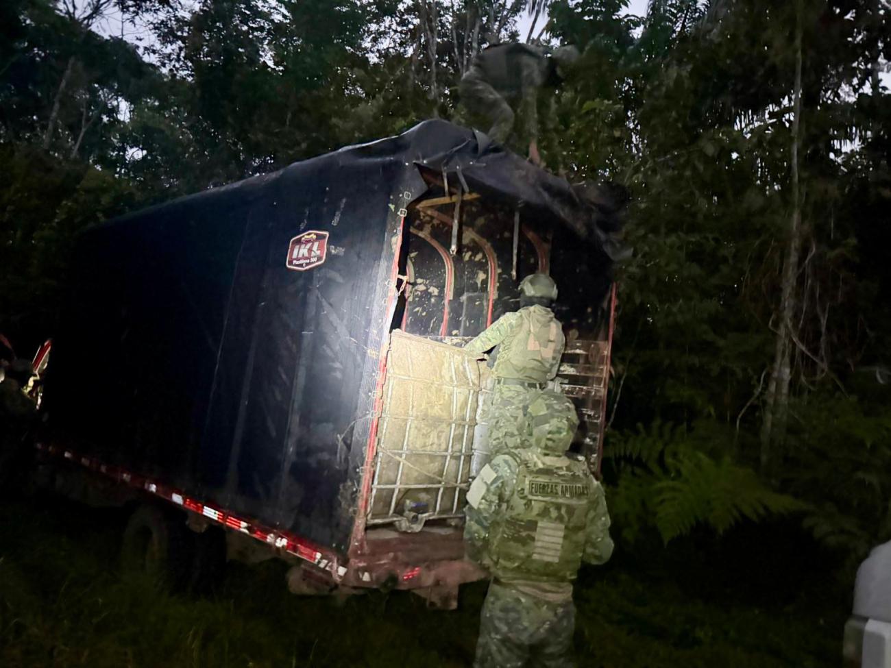 Ejército incauta más de ocho mil galones de combustible