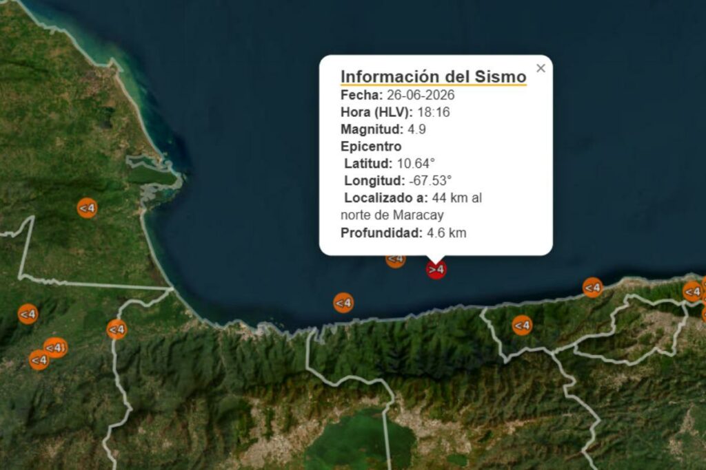 Réplica de 4.9 el viernes