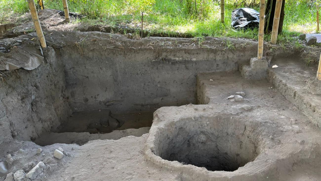 Las tumbas encontradas en el Parque Arqueológico Rumipamba
