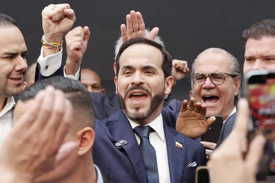 El presidente Abelardo de la Espriella, del movimiento de extrema derecha Defensores de la Patria