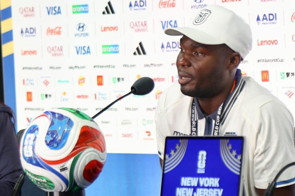 Jordy Caicedo, jugador de la Selección de Ecuador, se prepara para el duelo ante Alemania este 25 de junio en el Mundial 2026.