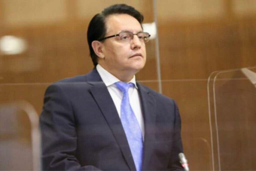 Fernando Villavicencio en una intervención el la Asamblea.