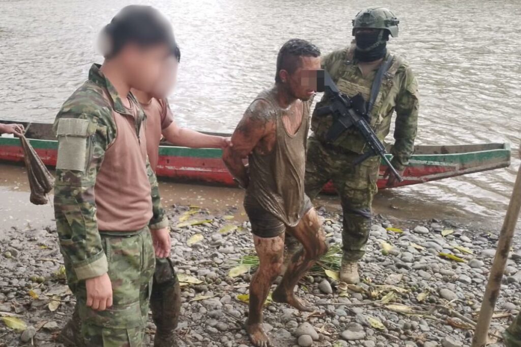 Los militares capturaron a los presuntos responsables.