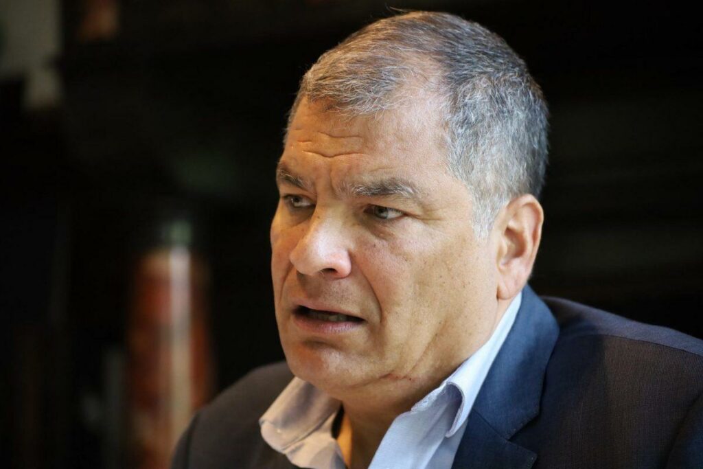 Rafael Correa, expresidente de Ecuador y líder de Revolución Ciudadana.