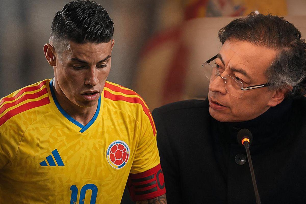 Petro agradece y cuestiona a James Rodríguez tras lío con su hija