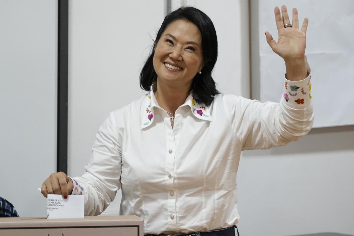Keiko Fujimori dice tener ‘mucha esperanza’ del vo