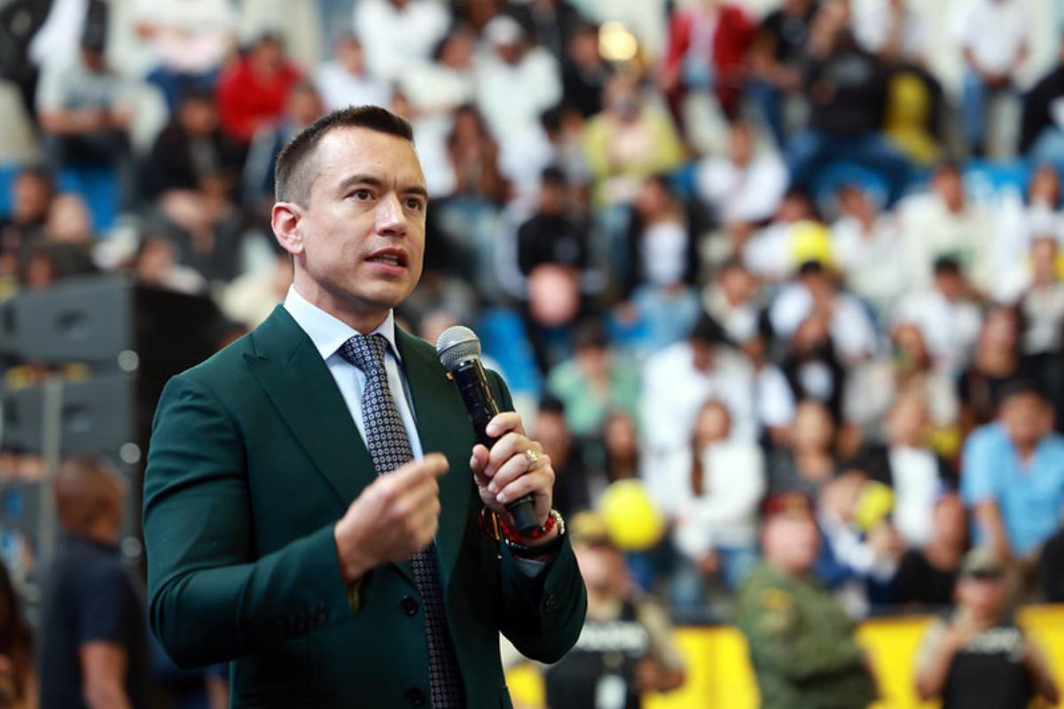 Daniel Noboa viaja nuevamente a EE.UU. para tratar temas de seguridad