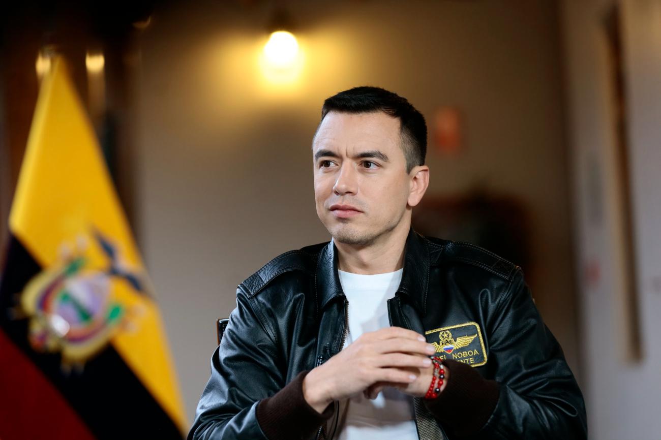 Noboa se refierió a conversación entre Rafael Corr