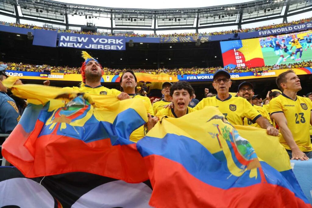 La Selección de Ecuador jugó ante más de 210 000 fanáticos en la fase de grupos del Mundial 2026.