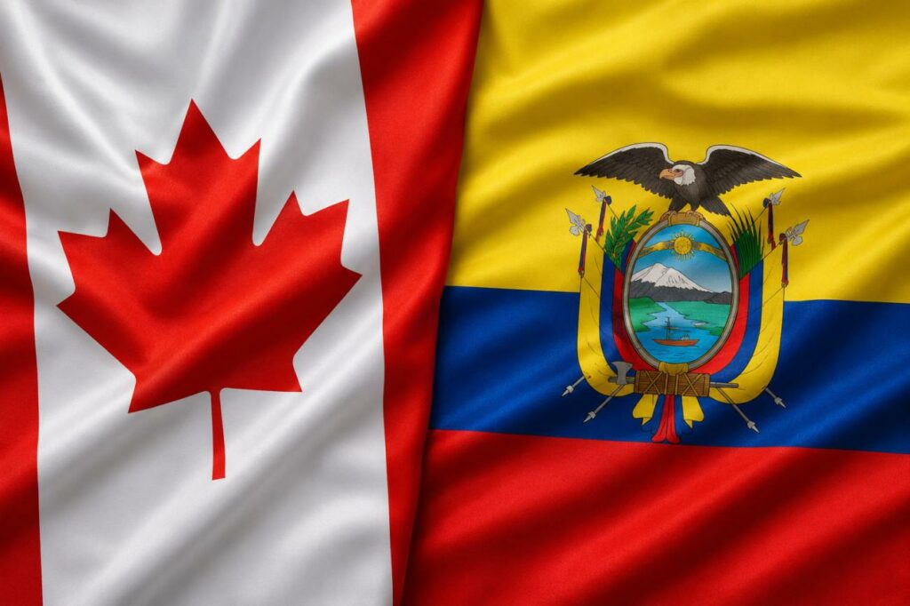 Ecuador y Canadá firmarán un Tratado de Libre Comercio - TLC en próximo 24 de julio.