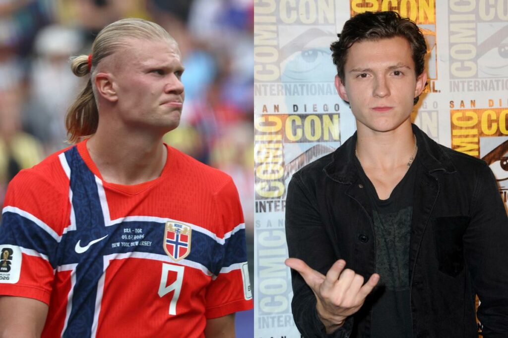 Erling Haaland reveló que no tenía “ni idea” quién era Tom Holland cuando lo invitó a salir.