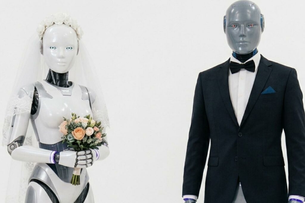 Primer matrimonio entre robots humanoides.