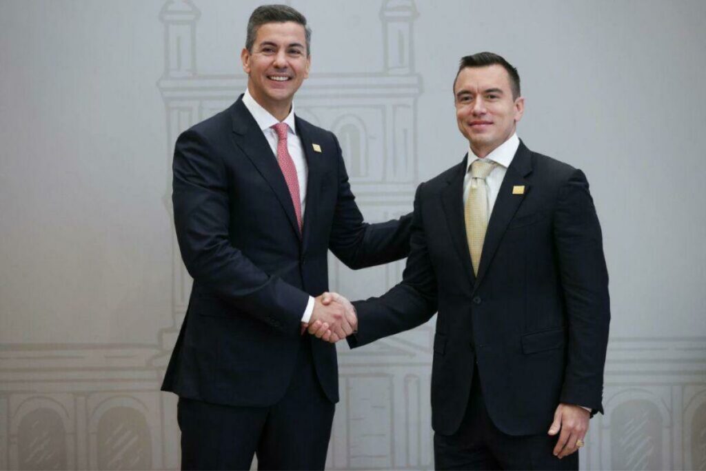 Presidente de Paraguay, Santiago Peña, visitará Ecuador este martes