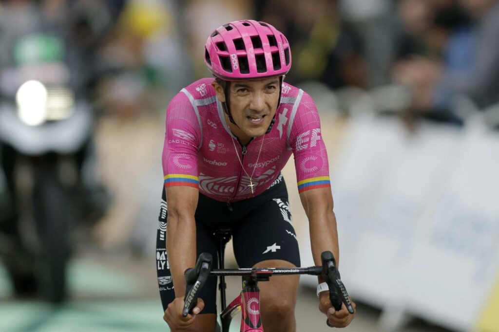 Richard Carapaz se ubica tercero en la clasificación de la montaña del Tour de Francia 2026.