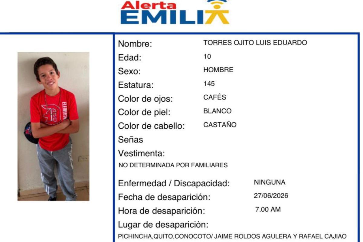 Missing Girl Found in Quito; Search Continues for Another Child