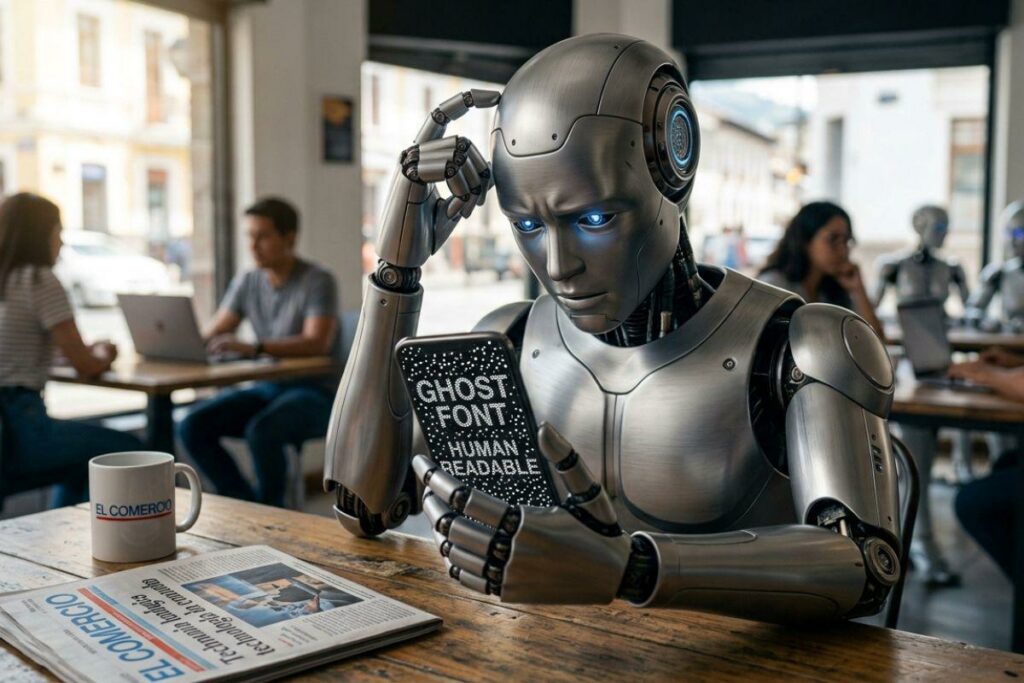 Miles de puntos en movimiento forman letras legibles para seres humanos pero indescifrables para los sistemas de escaneo automatizado de videos.