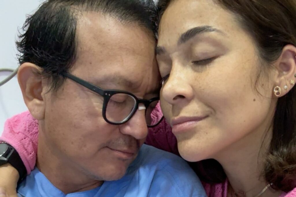 David Reinoso junto a sus esposa Catherine Velasteguí.