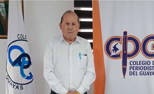 José Luis Peña Fuentes fue presidente del Colegio de Periodistas del Guayas.