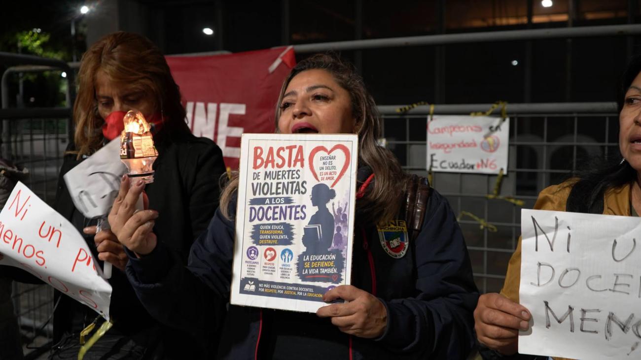 La UNE denuncia que las muertes a docentes han ido en aumento.