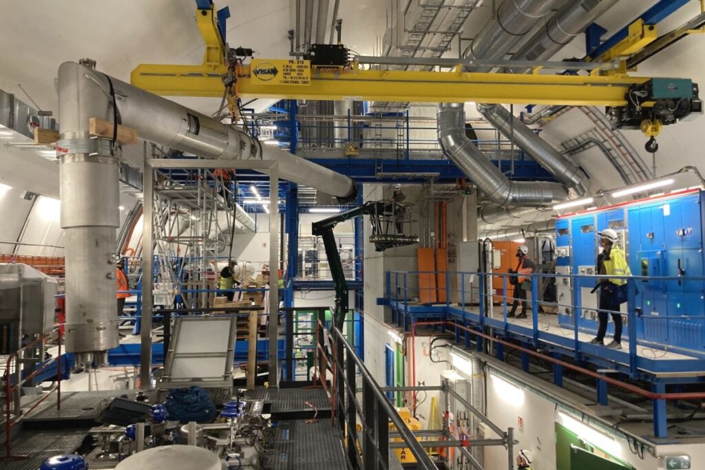  Los equipos desmontarán 1,2 kilómetros del acelerador para instalar el nuevo equipo HiLumi del LHC. Foto: Web del CERN
