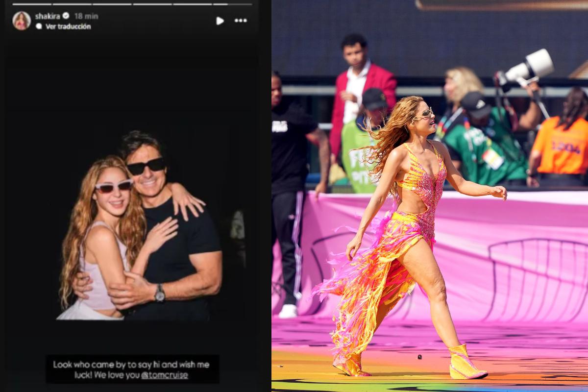 Shakira publicó una foto con Tom Cruise y hay una pregunta que sigue sin respuesta