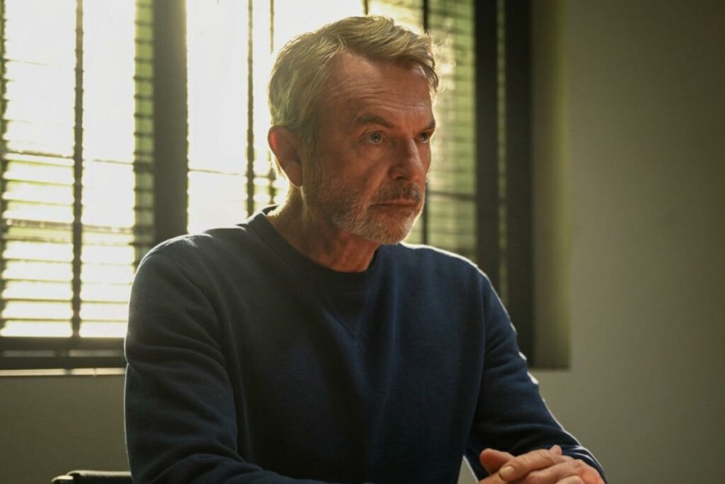 La última serie de Sam Neill ‘Apples Never Fall’.