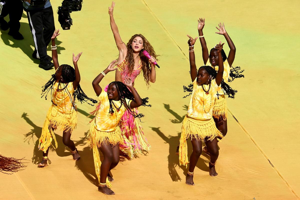 La actuación de Shakira en la final del Mundial de fútbol 2026.