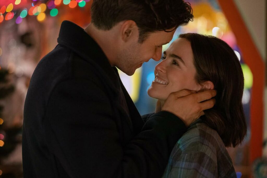 Nick Robinson (como Wes) y Zoey Deutch (en el papel de Jill).