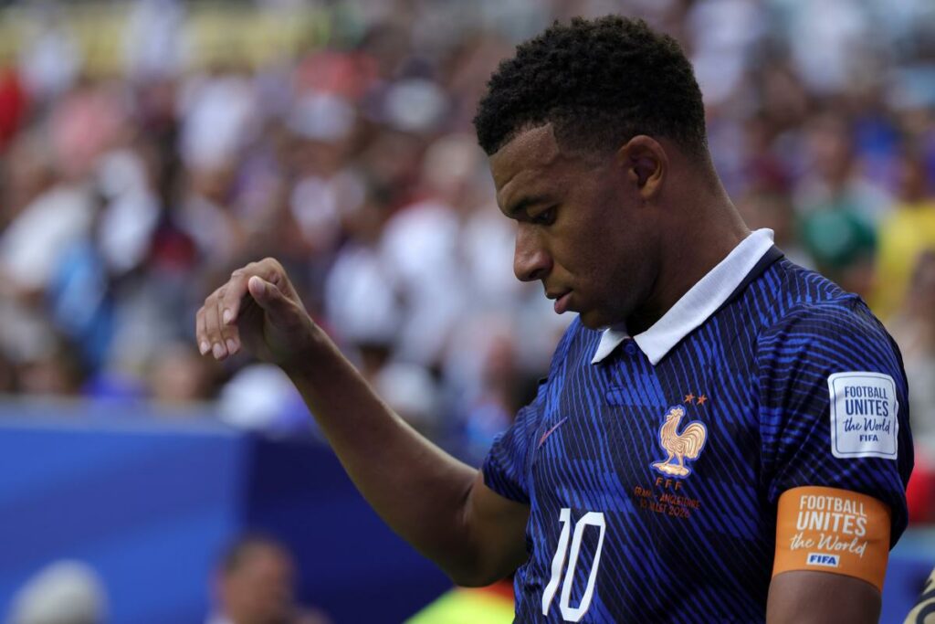 Kylian Mbappé, capitán de la selección de Francia, durante el Mundial de 2026.