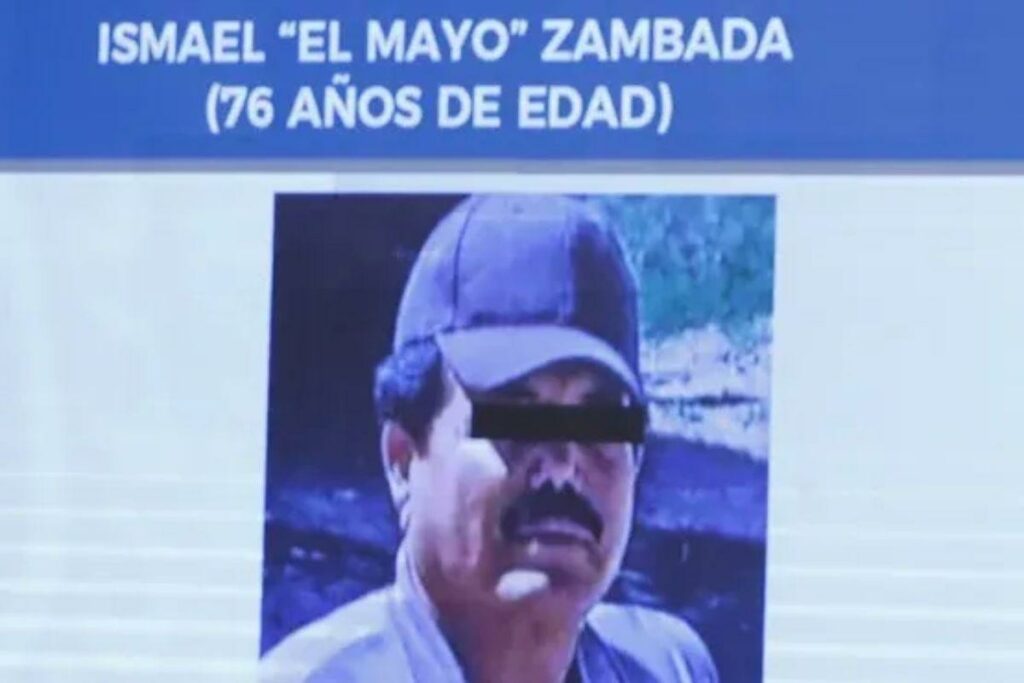 Fotografía de archivo de un aviso de búsqueda de Ismael ‘El Mayo’ Zambada.