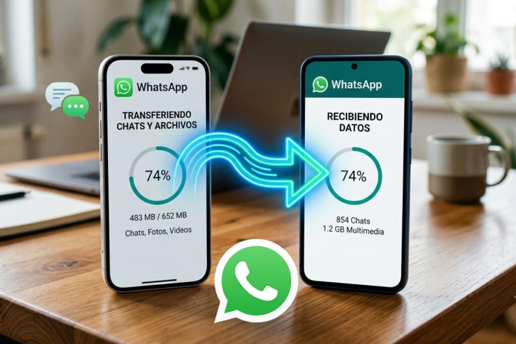 WhatsApp revela el método oficial para cambiar de celular sin perder tus chats ni archivos.