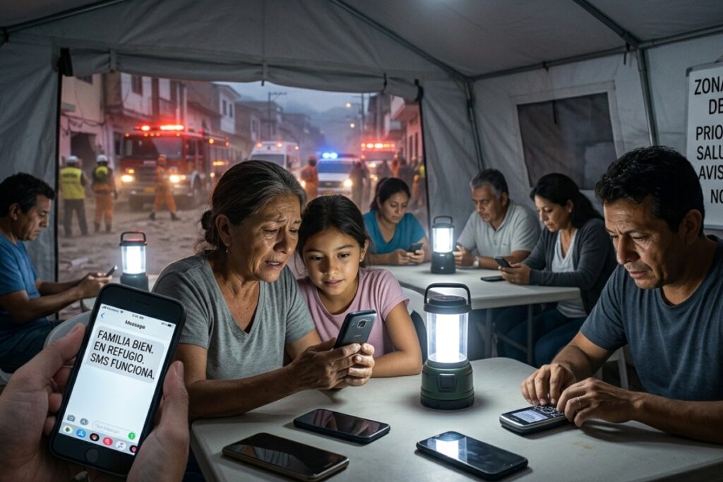 ¿Por qué los SMS pueden ser más útiles que las llamadas o WhatsApp durante una emergencia?