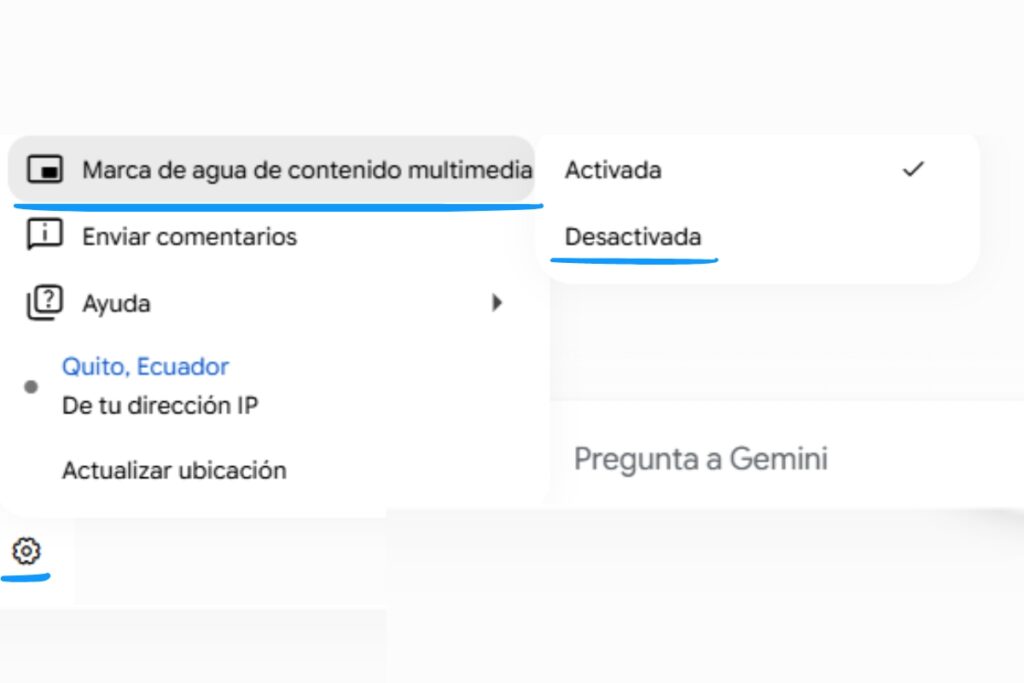 Google permitirá quitar la marca de agua visible de las imágenes creadas con Gemini.