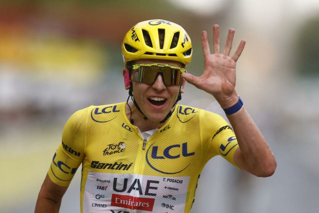 Tadej Pogačar participó una sola vez en la Vuelta a España en 2019.