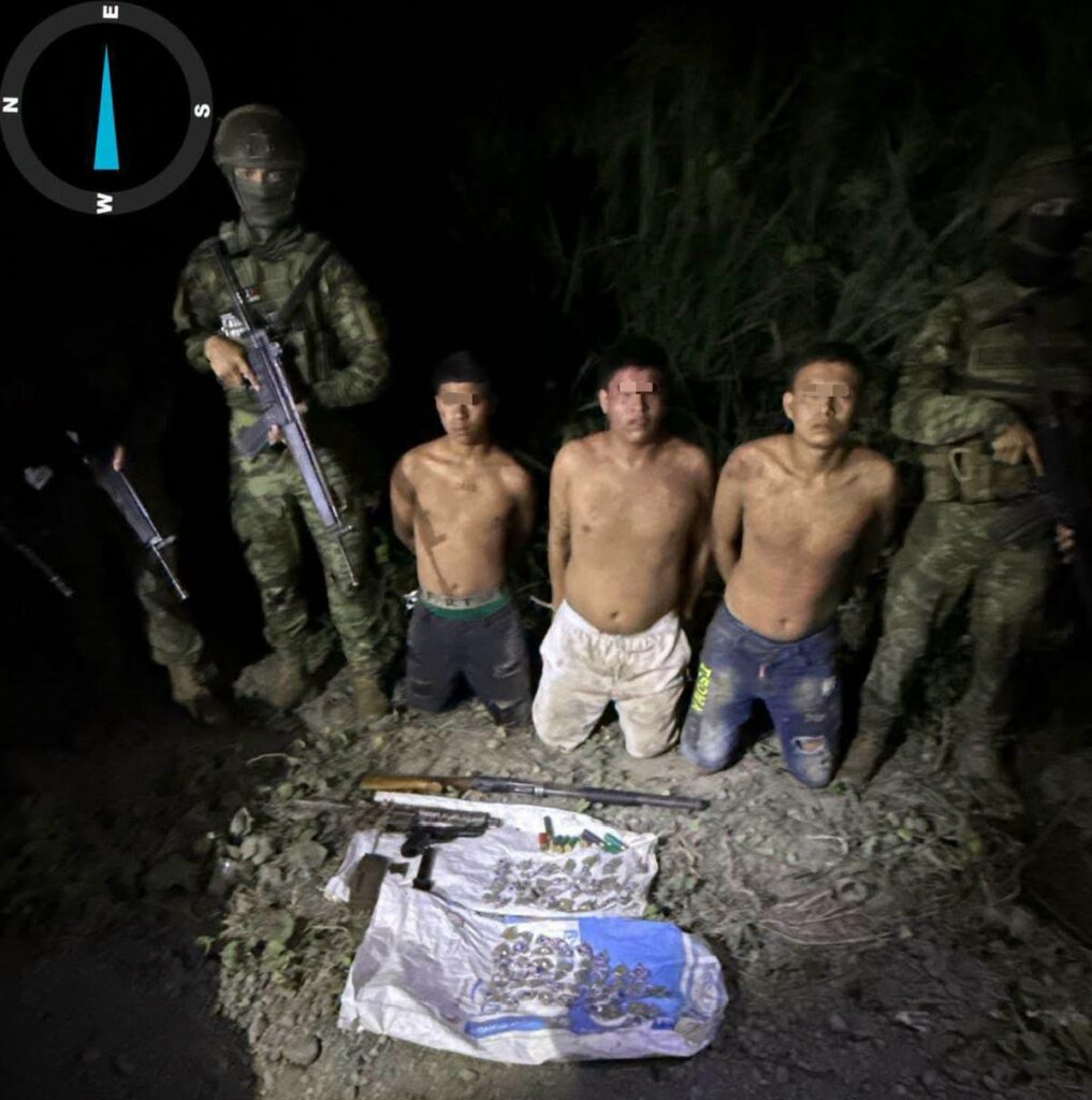 Alias 'Cayu' fue capturado junto a dos personas más.